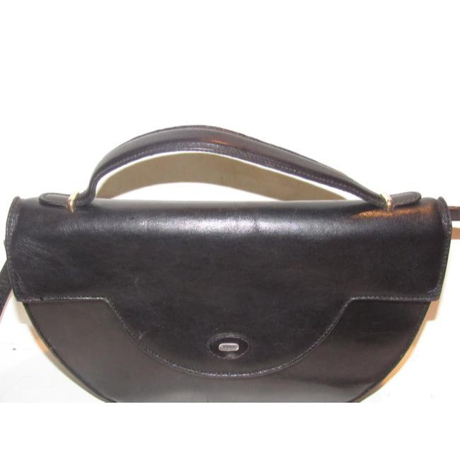 Bally Vintage Pursesdesigner Purses Buttery Black Leather Satchel