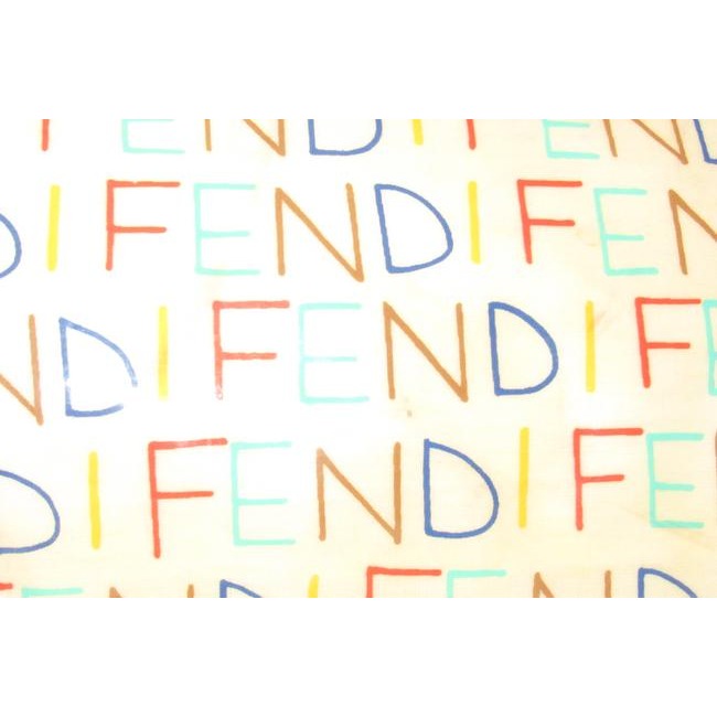 Fendi Clutch Limited Edition Two Way Or Multi Colored Fendi Logo Leather And Coated Canvas Satchel