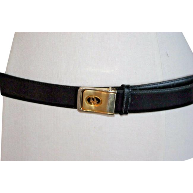 Dior Black & Brown Reversible Leather Belt