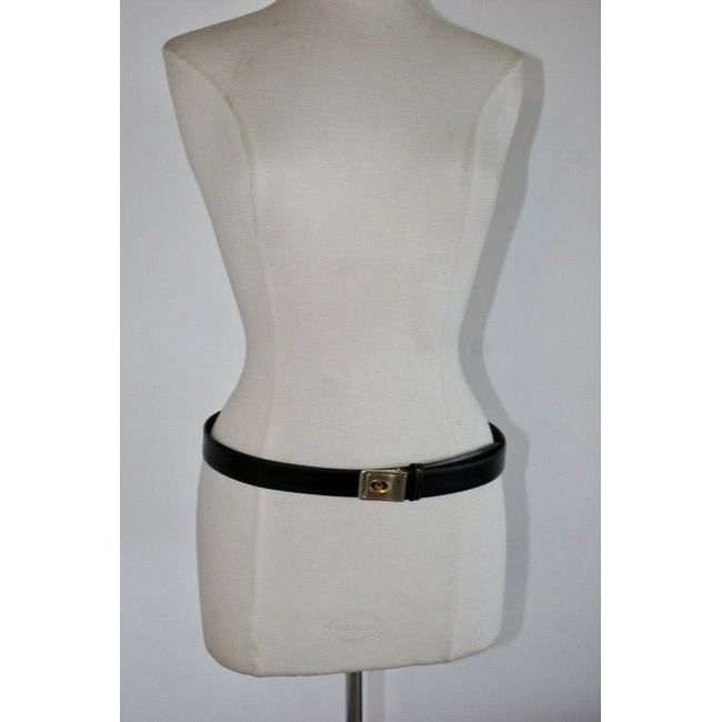 Dior Black & Brown Reversible Leather Belt