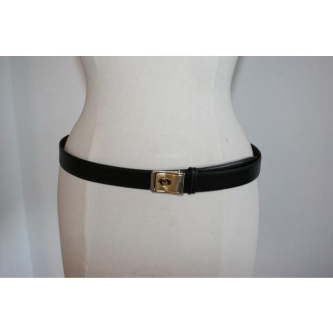 Dior Black & Brown Reversible Leather Belt