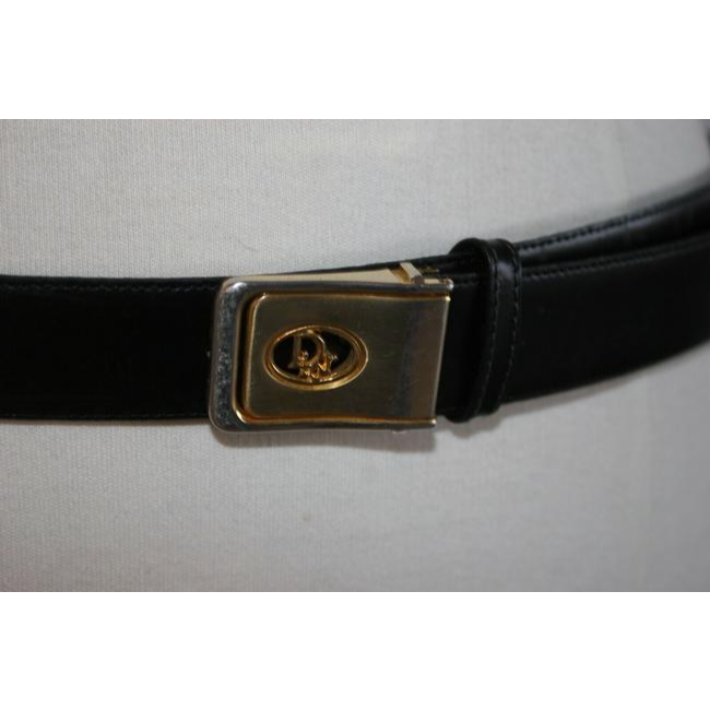 Dior Black & Brown Reversible Leather Belt