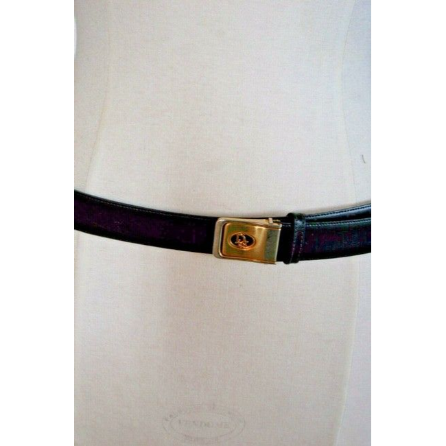 Dior Black & Brown Reversible Leather Belt