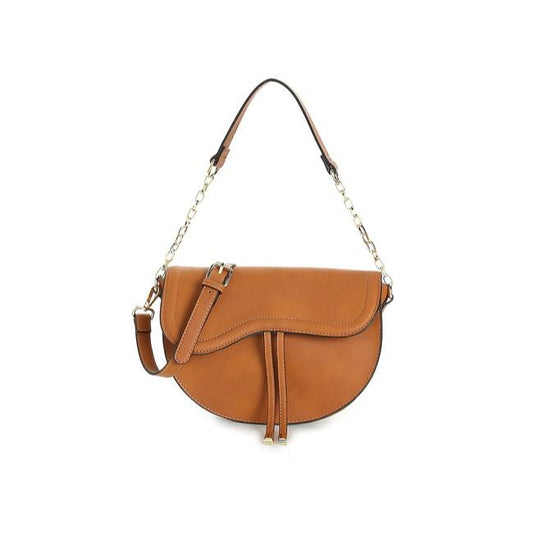 Steve Madden Cognac Saddle Back