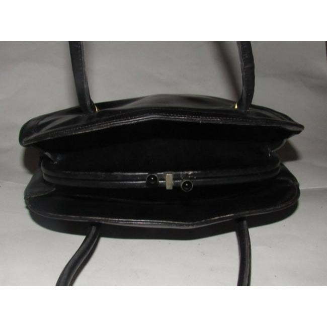 Gucci Vintage Pursesdesigner Purses Buttery Soft Black Leather Satchel