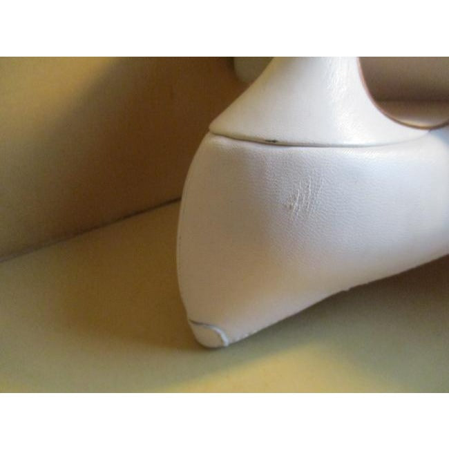 Louise Et Cie Cream Celica Cotton Tail Off White Nappa Almond Pumps Size Us