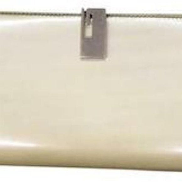 Gucci Tom Ford Era Iridescent Ivory Bi-fold Continental Wallet