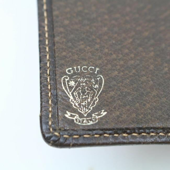 Gucci Brown Guccissima Print Unisex Bi Fold Style Wallet
