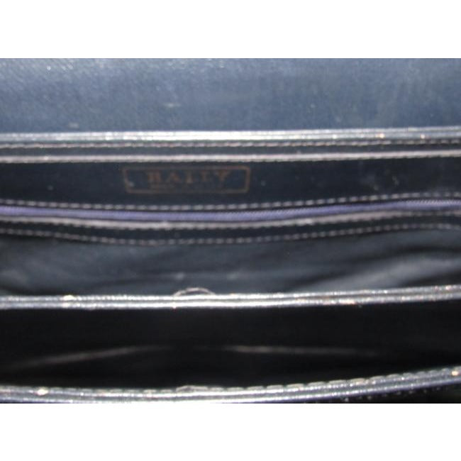 Bally Vintage Pursesdesigner Purses Navy Blue Leather Shoulder Bag