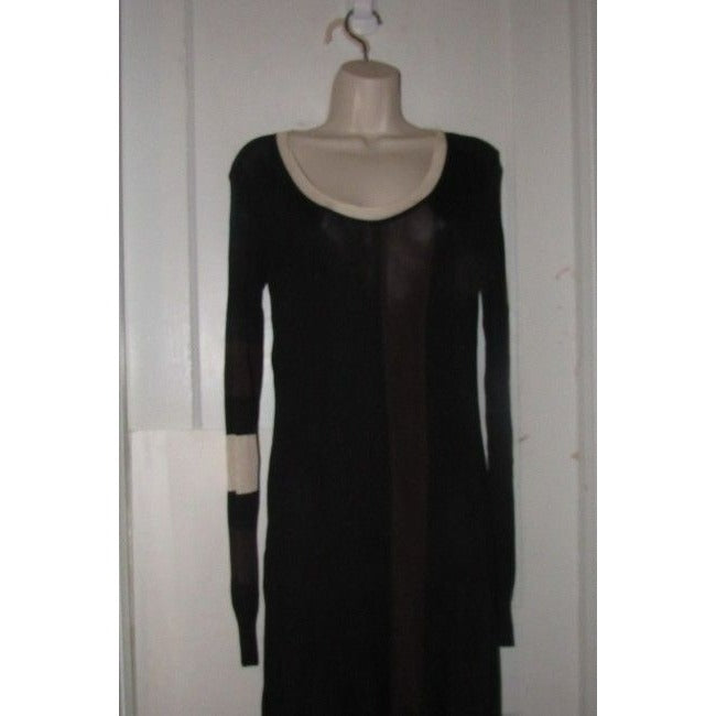 Fendi Brown Velvet And Wool Crepe Color Block Long Casual Maxi Dress