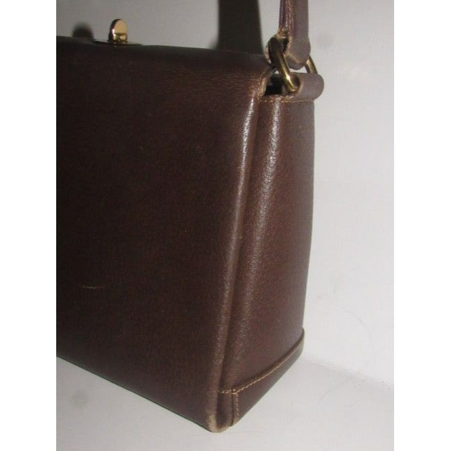 Gucci Vintage Pursesdesigner Purses Brown Leather Shoulder Bag
