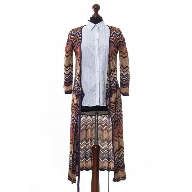 Missoni Chevron Print Knit Duster Sweater