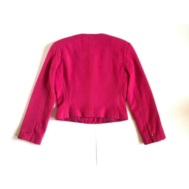 Giorgio Armani Fuchsia Pink Wool Blazer