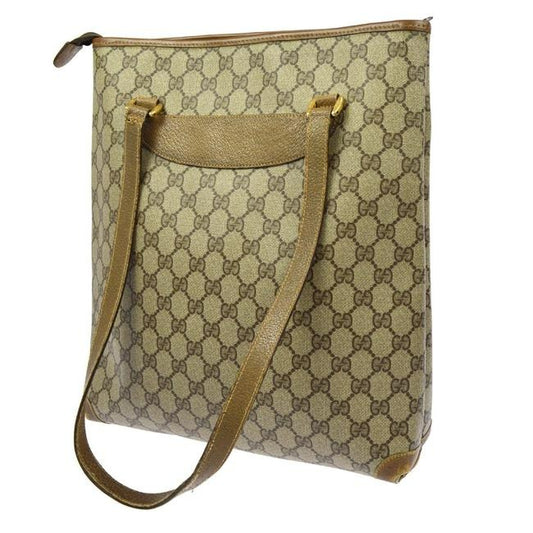 Gucci Guccissima Canvas Leather G Logo Print In Brown Tote