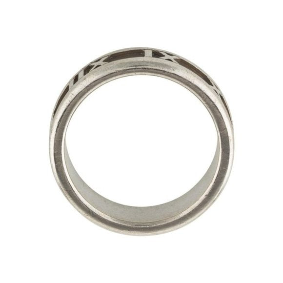 Tiffany And Co Atlas Collection Sterling Silver Ring