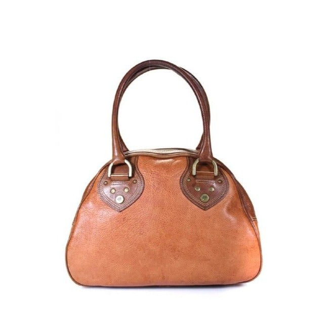 Mulberry Pursesdesigner Purses Buttery British Tan Leather With Dark Brown Leather Accents Satchel