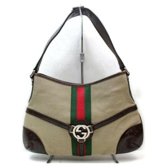 Gucci Reins Britt Hobo And Single Strap Top Handle Equestrian Accents Khaki And Brown W Redgreen Lea