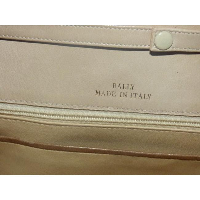 Bally Vintage Pursesdesigner Purses Taupe Patent Leather Shoulder Bag