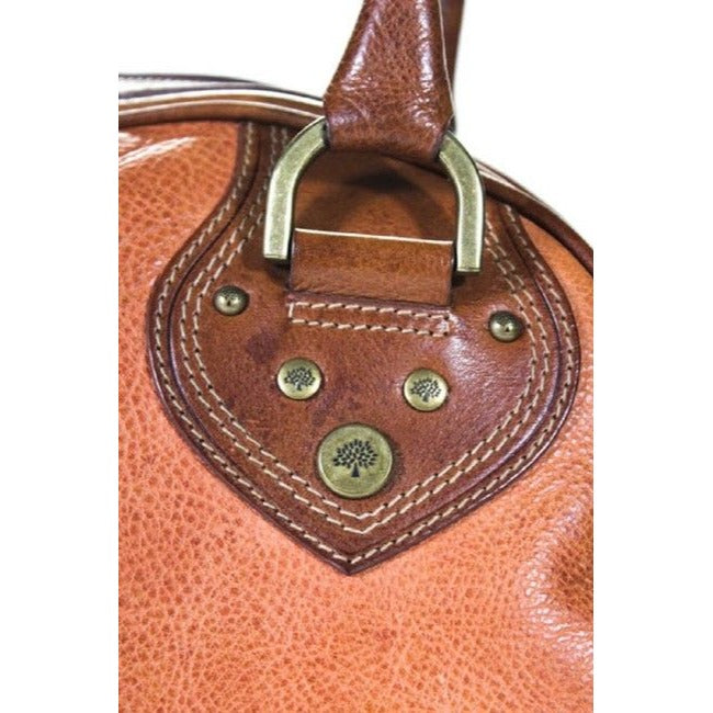 Mulberry Pursesdesigner Purses Buttery British Tan Leather With Dark Brown Leather Accents Satchel