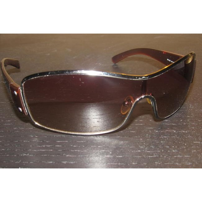 Prada Heavy Plastic In Brown Frames With Slight Purple Tint Lenses Sunglassesdesigner Sunglasses