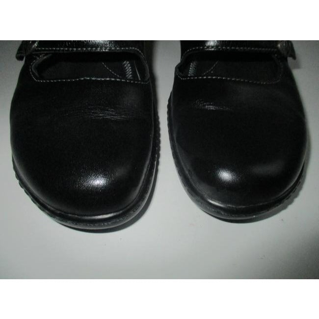 Clarks Black Elasticized Straps Mulesslides Size Us