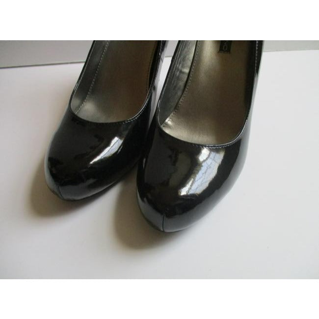 Bandolino Black Bdeladia Patent Leather Almond Toe Pumps Size Us