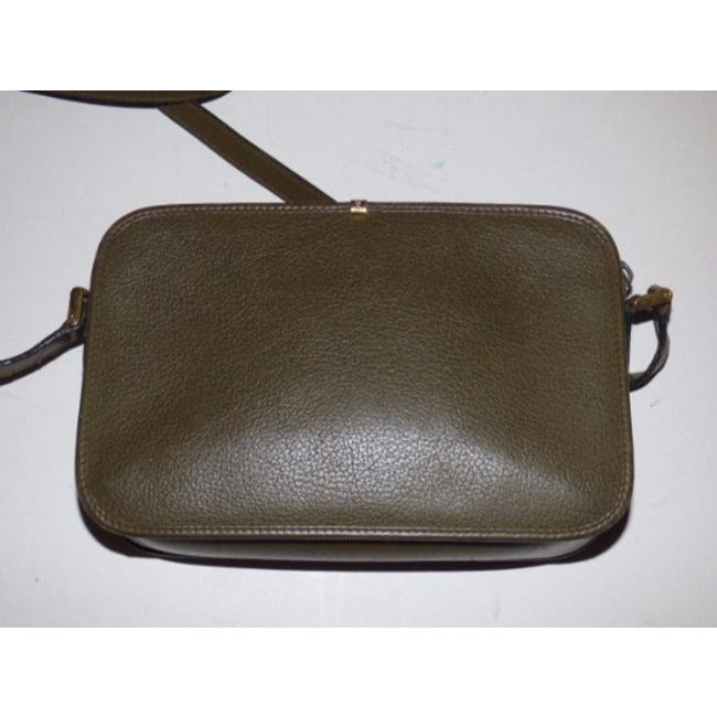 Gucci Vintage Ivy Green Leather Cross Body Bag