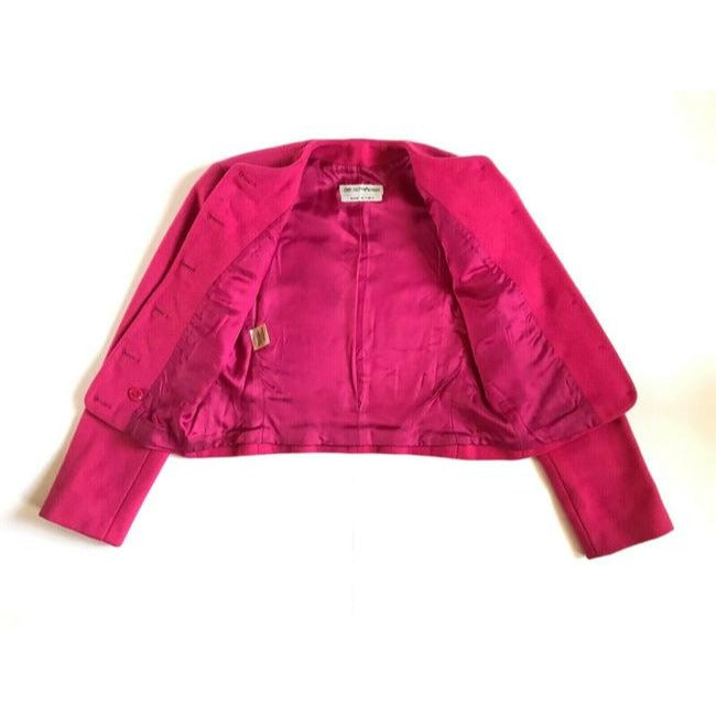 Giorgio Armani Fuchsia Pink Wool Blazer