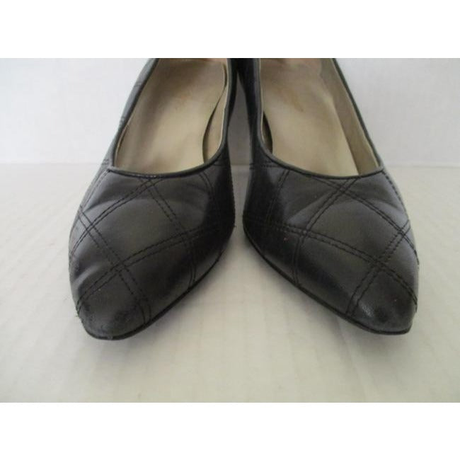 Lord And Taylor Black Quilt Stitch Design Pumps Size Us