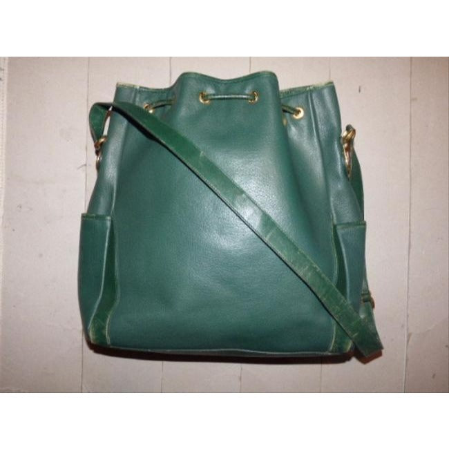 Gucci Vintage Guccidesigner Purses Green Leather Satchel