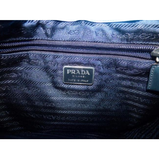 Prada Vintage Pursesdesigner Purses Dark Blue Patent Leatherleather Tote