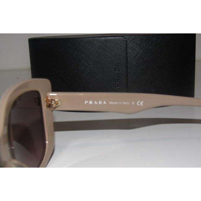 Prada Marbleized Heavy Plastic In Shades Of Brown Sunglassesdesigner Sunglasses