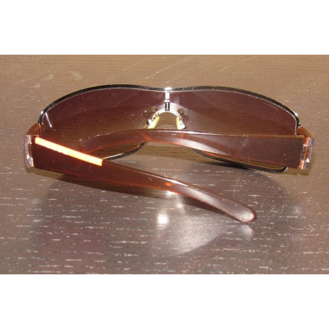 Prada Heavy Plastic In Brown Frames With Slight Purple Tint Lenses Sunglassesdesigner Sunglasses