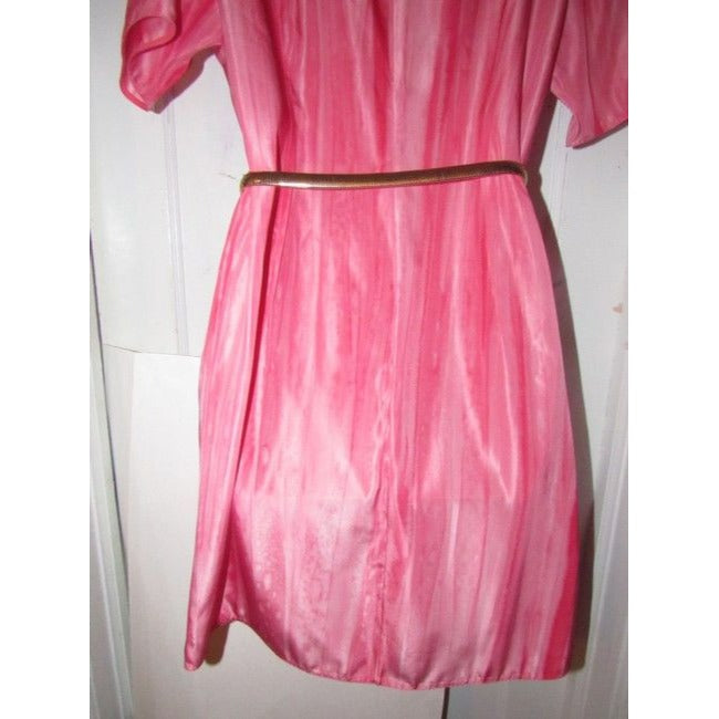 Marni Abstract Design In Shades Of Pink In Silk Mid Length Cocktail Dress