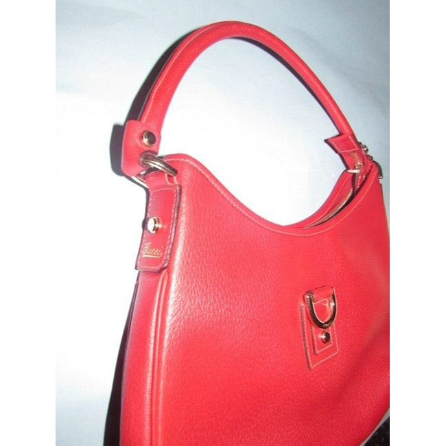 Gucci Abbey Newer Red Leather Hobo Bag