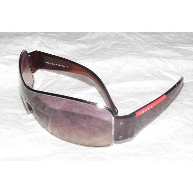 Prada Heavy Plastic In Brown Frames With Slight Purple Tint Lenses Sunglassesdesigner Sunglasses