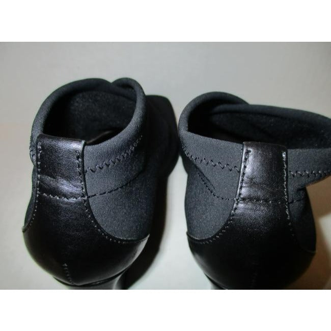 Donald J Pliner Black Elastic Stretch Dame Crepe Square Toe Bootsbooties Size Us