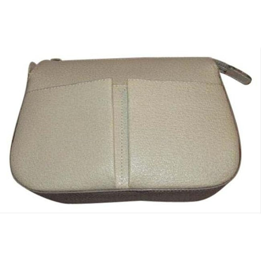 Gucci Newer Textured Stone Colored Leather Clutch