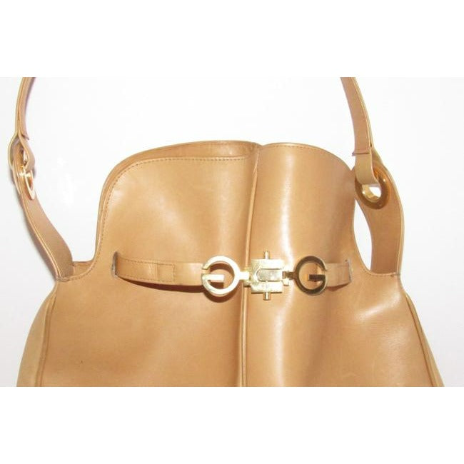 Gucci Horsebit Bucket Bag Belted Yellow Leather W Gold Gg Top Satchel