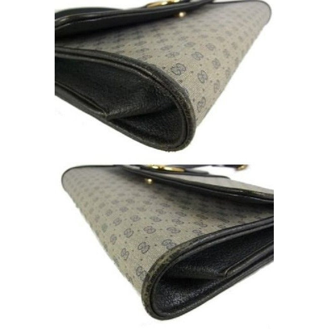 Gucci Horsebit Micro Guccissima Print Ctd Canvas Leather Two Way Blue Patent Gg Canvas Cross Body Bag