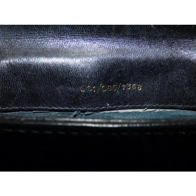 Gucci Vintage Midnight Blue Leather Satchel