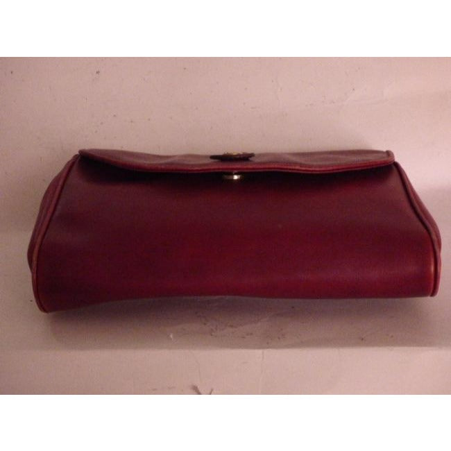 Gucci Vintage Burgundy Leather Shoulder Bag