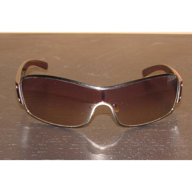 Prada Heavy Plastic In Brown Frames With Slight Purple Tint Lenses Sunglassesdesigner Sunglasses