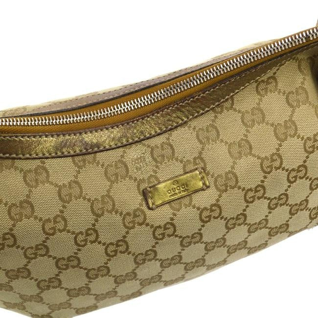 Gucci Gg Supreme Shoulder W Canvas Leather Sherry Stripe Strap Guccissima Print Gold Pink Tan