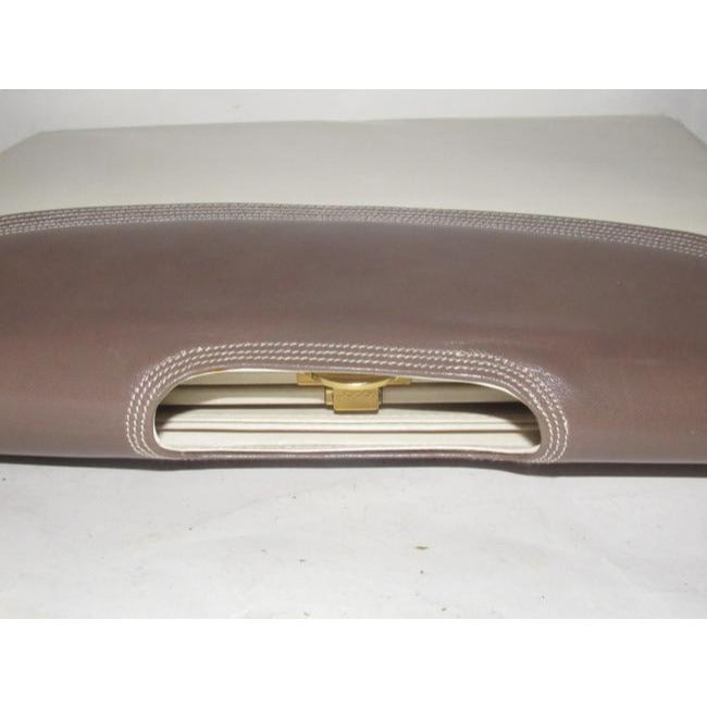 SALE! Bally Vintage Taupe & Ivory Leather Shoulder Bag