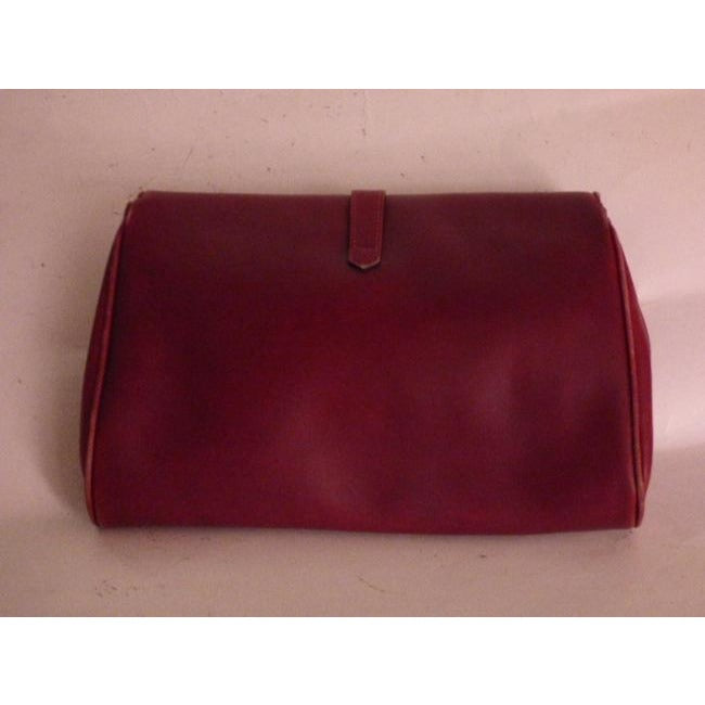 Gucci Vintage Burgundy Leather Shoulder Bag