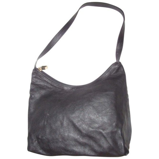 Maurizio Taiuti Pursesdesigner Purses Black Leather Hobo Bag