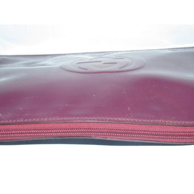 Gucci Tom Ford Purple Patent Leather XL Clutch