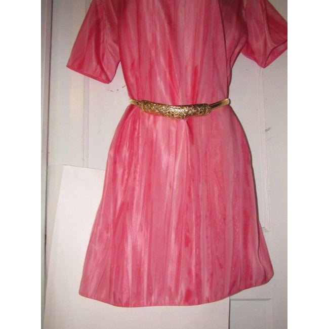 Marni Abstract Design In Shades Of Pink In Silk Mid Length Cocktail Dress