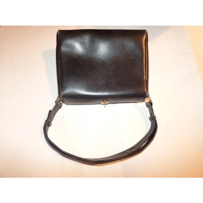 Gucci Vintage Midnight Blue Leather Satchel